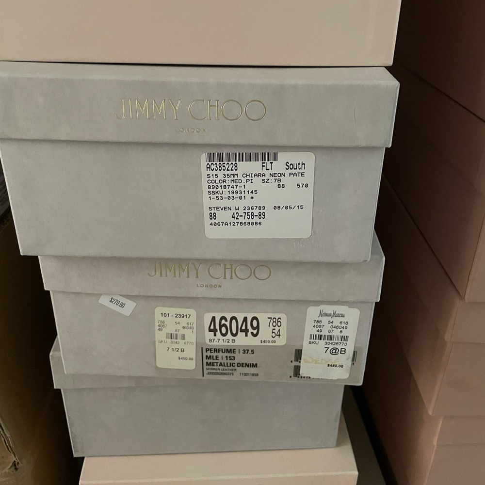 NWT 3 Jimmy Choo empty shoe boxes - Picture 5 of 7